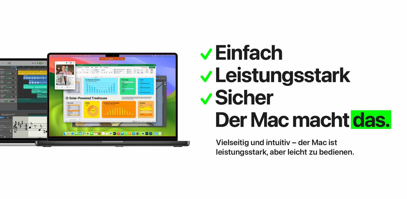 Der Mac macht das.