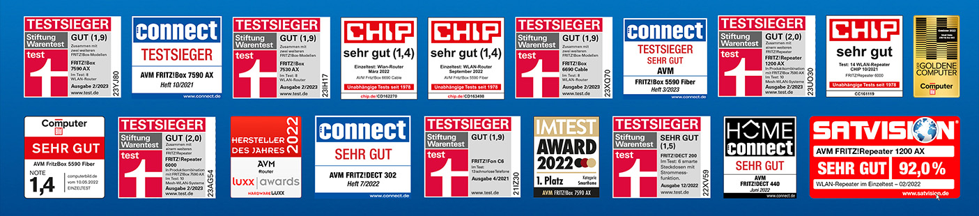 Testsiegerlogos