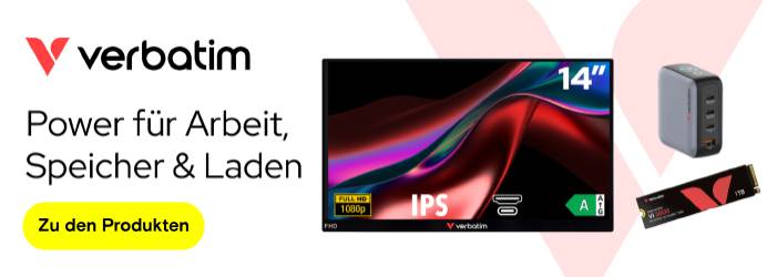verbatim - Power für Arbeit, Speicher & Laden