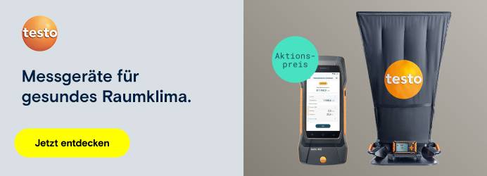 testo Messgeräte für gesundes Raumklima