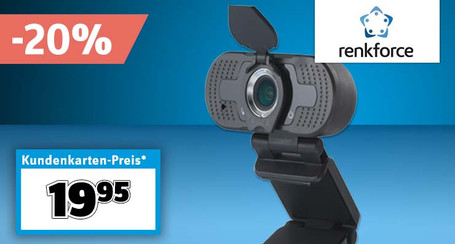 Renkforce - RF-WC-150 Full HD-Webcam »