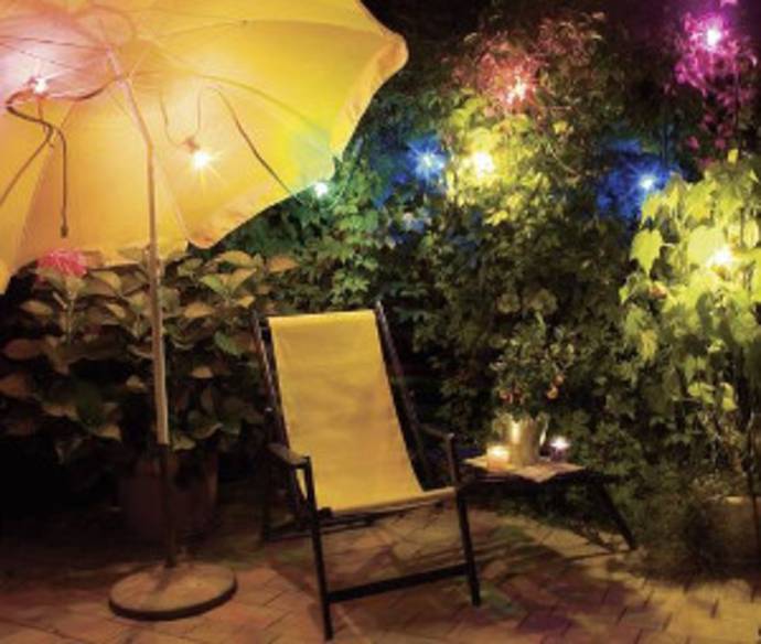 Application de guirlandes lumineuses Application de guirlandes lumineuses