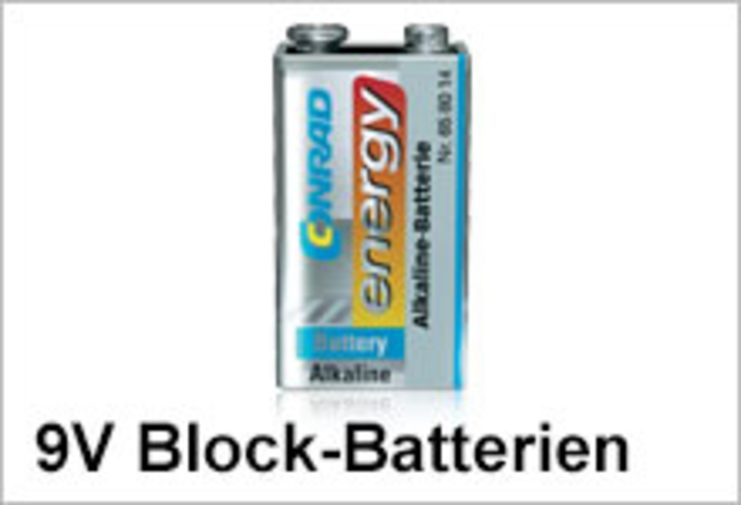 Conrad Energy 9V Block-Batterien