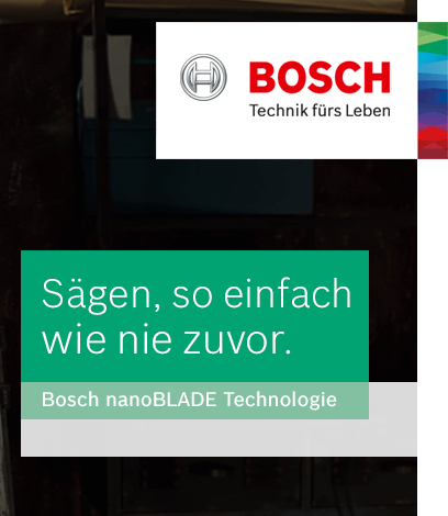 Bosch nanoBlade Technologie