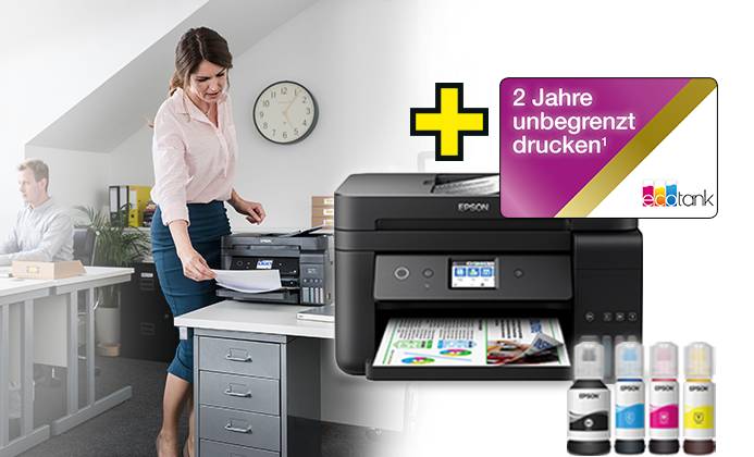 Epson EcoTank - 2 Jahre unbegrentzt drucken*