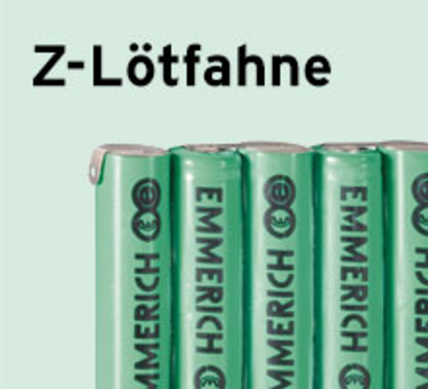 Emmerich Z-Lötfahne-Akkupacks