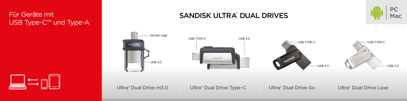Sandisk Ultra Dual Drives