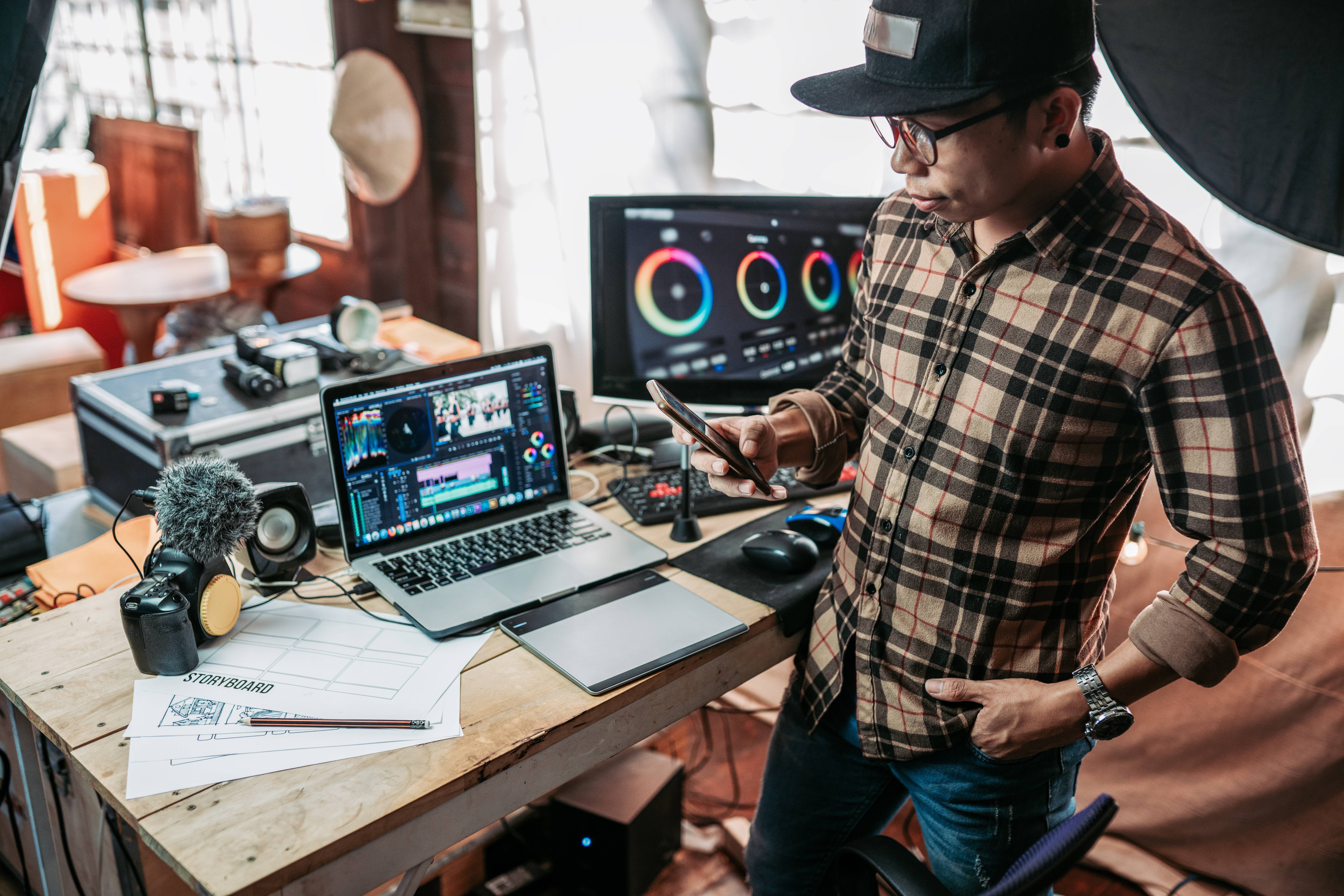 Interne Soundkarte im Einsatz zur Musikproduktion