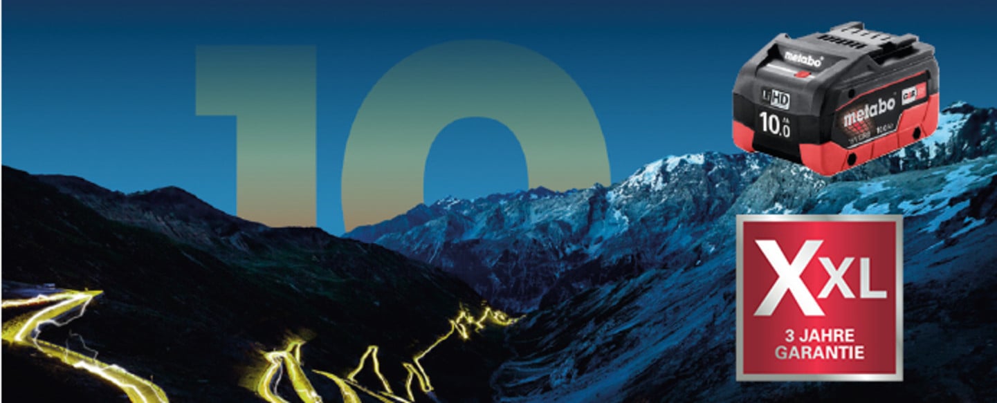 Metabo – 3 Jahre Maschinen Garantie