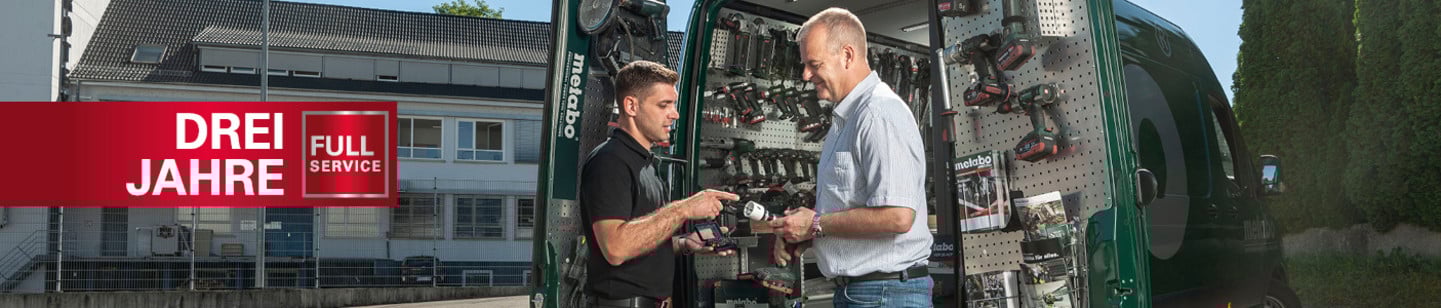 Metabo – 3 Jahre Full Service