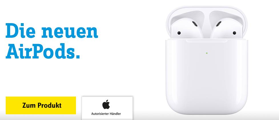 Auf diesem Bild sieht man die AirPods der 3. Generation.