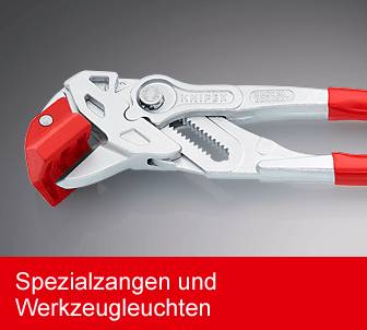 Spezialzangen und Werkzeugleuchten