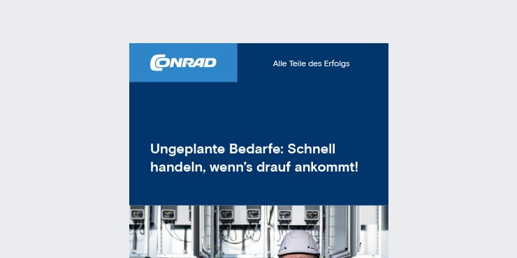 Katalog zu ungeplante Bedarfe - Schnell handeln, wenn's darauf ankommt!