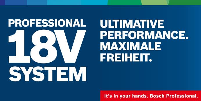 Das Bosch Professional 18V System