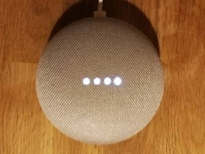 Google Home Mini ist Empfangsbereit