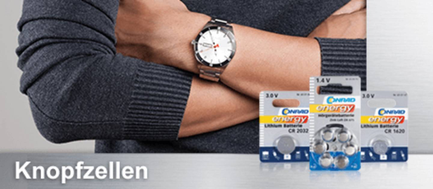Conrad Energy Knopfzellen