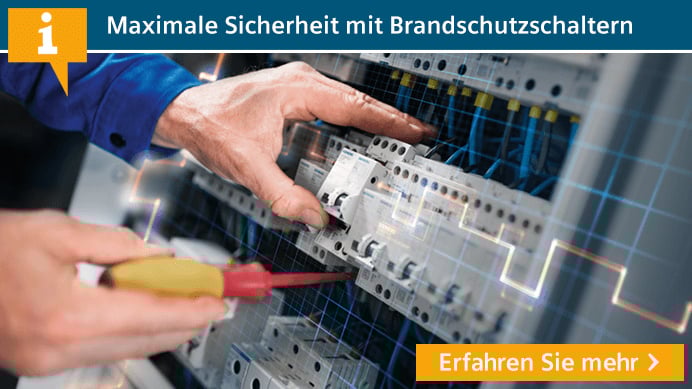 Maximale Sicherheit mit Brandschutzschaltern