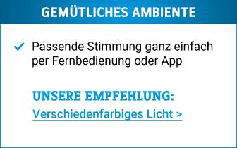 Licht für gemütliches Ambiente