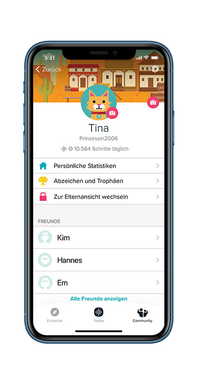 fitbit Familienkonto App