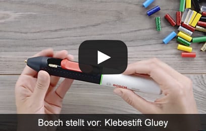 Bosch stellt vor: Klebestift Gluey