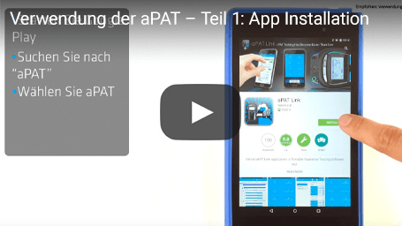Verwendung der aPAT – Teil 1: App Installation