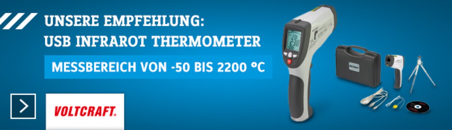 VOLTCRAFT IR 2201-50D USB Infrarot-Thermometer