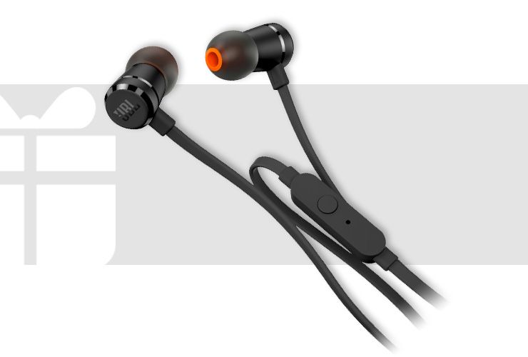 JBL Harman - T290 In Ear Kopfhörer kabelgebunden Schwarz Headset