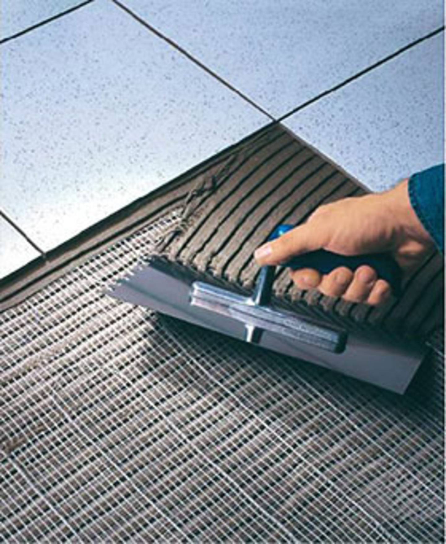Elektrische Fußbodenheizung - Belag aufbringen