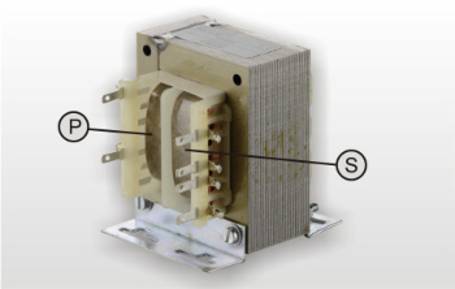 Bestandteile eines Transformators