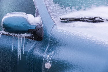 eingefrorenes Auto