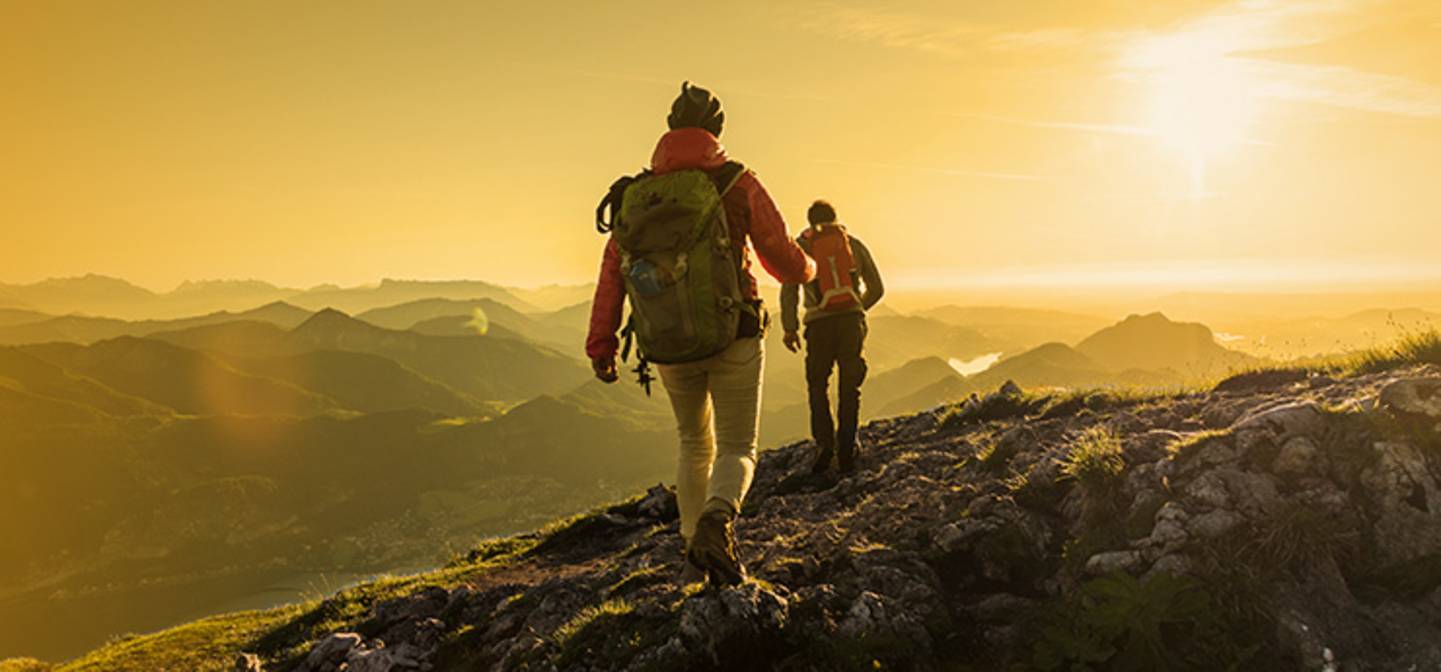 Herbst bedeutet: Wandern beim Temperaturoptimum
