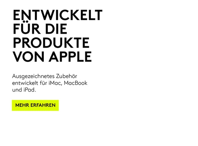 Entwickelt für die Produkte von Apple