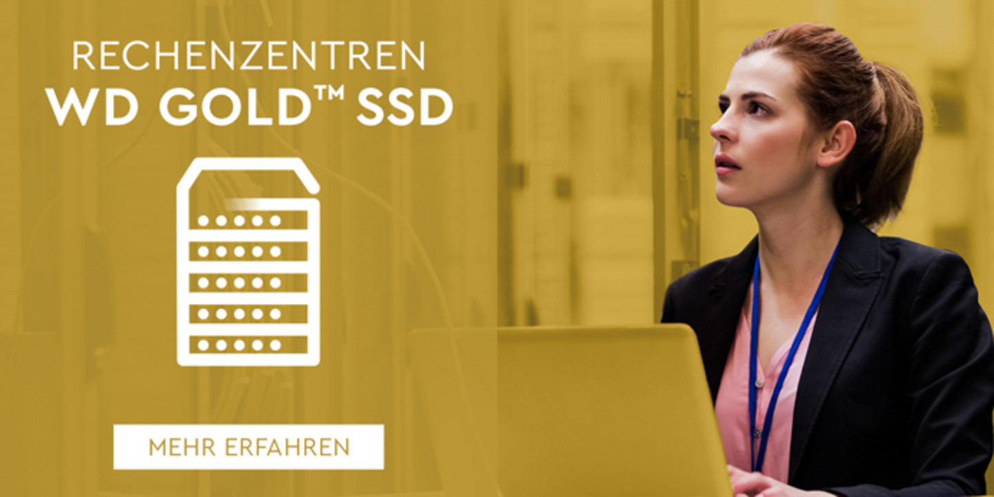 Rechenzentren WD GOLD SSD