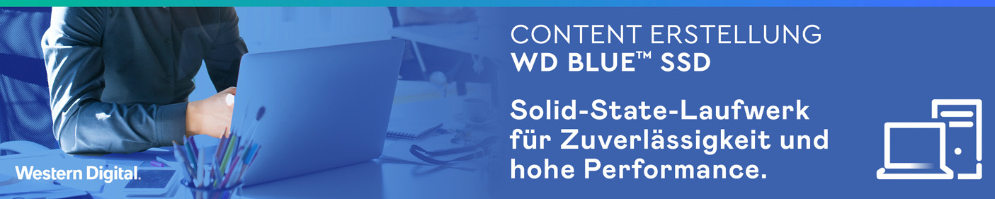 Content Erstellung – WD Blue SSD