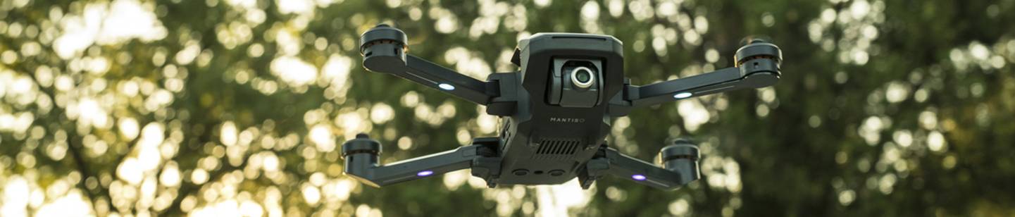 MantisQ - Drone pliable avec caméra et commande vocale