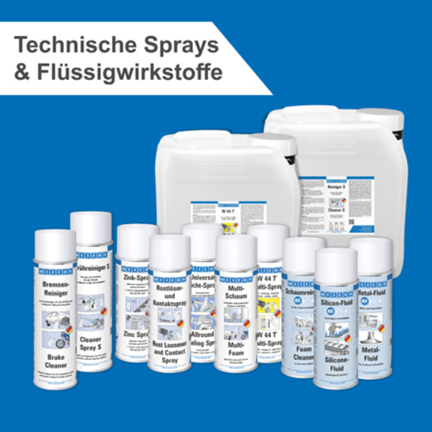 Technische Sprays & Flüssigwirkstoffe