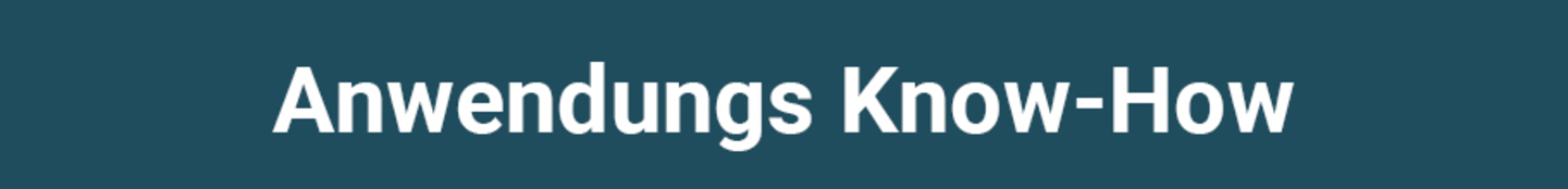 Anwendungs Know-How