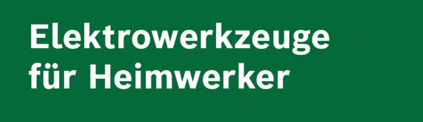 Elektrowerkzeuge für Heimwerker