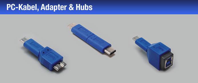 PC Kabel, Adapter & Hubs