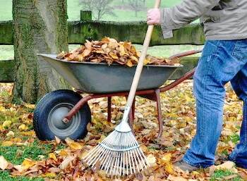 Auch für die Aufbewahrung von Gartenwerkzeugen sind Lochplatten geeignet.