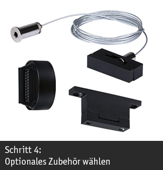 Optionales Zubehör wählen