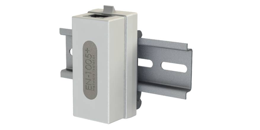 Auf Hutschiene befestigter Netzwerkisolator