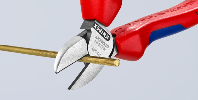 Een enkelzijdige snijkant.