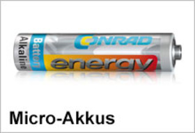 Conrad Energy Micro-Akkus