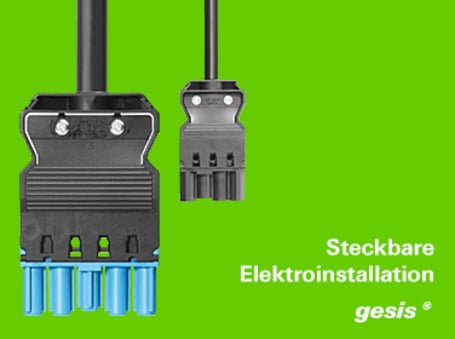 Steckbare Elektroinstallation
