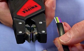 KNIPEX WTV - Pinces à dénuder automatiques pour câbles plats
