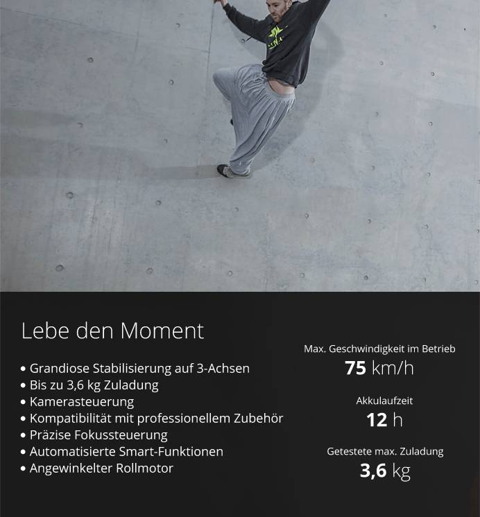 DJI RONIN-S – Lebe den Moment
