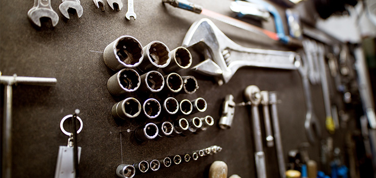 Ordnung in der Werkstatt →