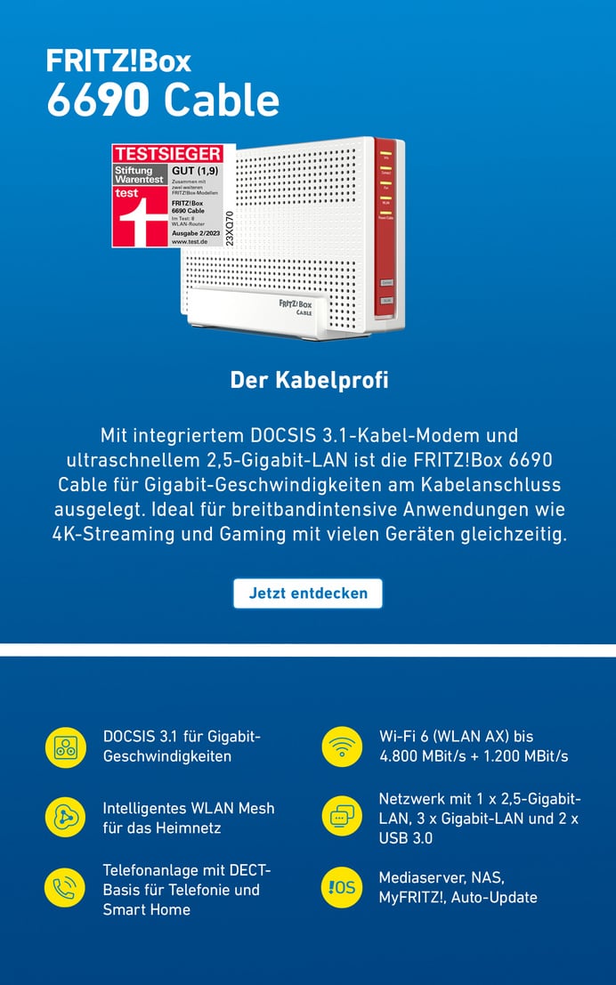 FRITZ!Box 6690 Cable