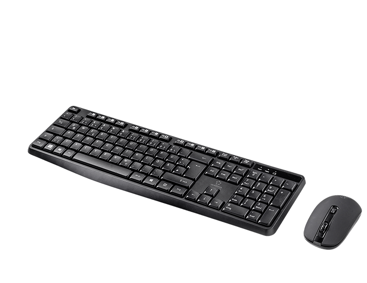 Renkforce RF-KMC-530 Funk Tastatur, Maus-Set